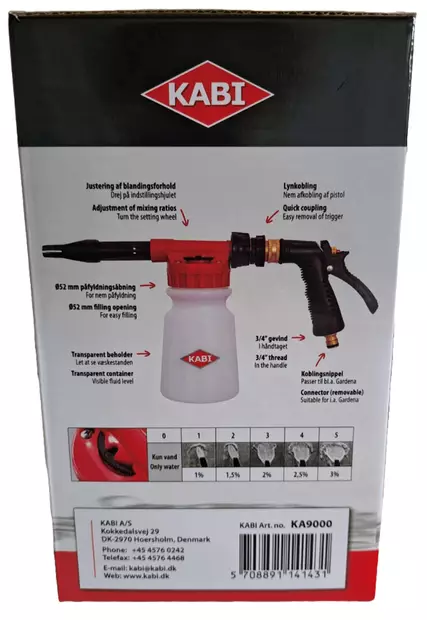 Kabi pesuainevaahdotin - Painepesuritarvikkeet - 70-KA9000 - 2