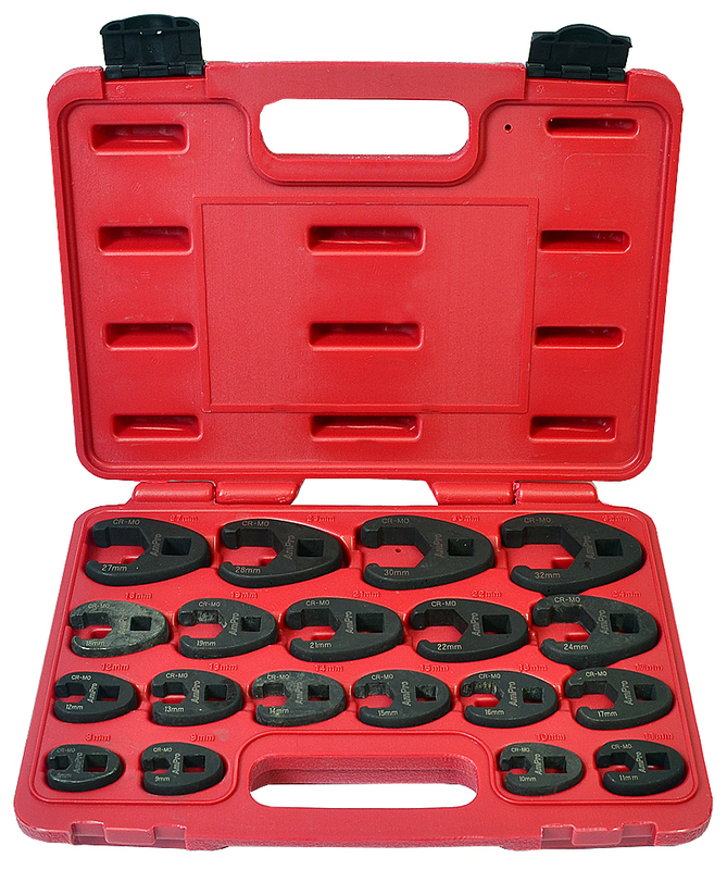 Ampro haarukka-avainsarja 3/8"-1/2" - Erikoistyökalut - T42570 - 1