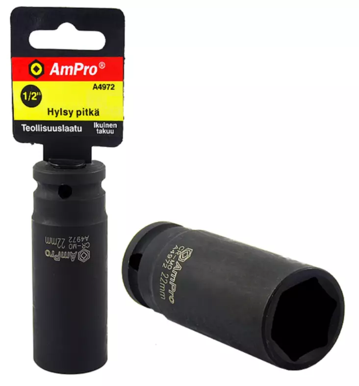 AMPRO VOIMAHYLSY 1/2 - PITK=C3=84 - 1/2" voimahylsysarjat- ja osat - A4960 - 1