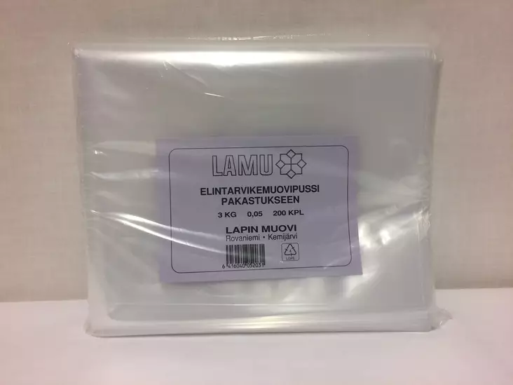 Elintarvikepussi 3kg - Jätesäkit ja pussit - K52030 - 1