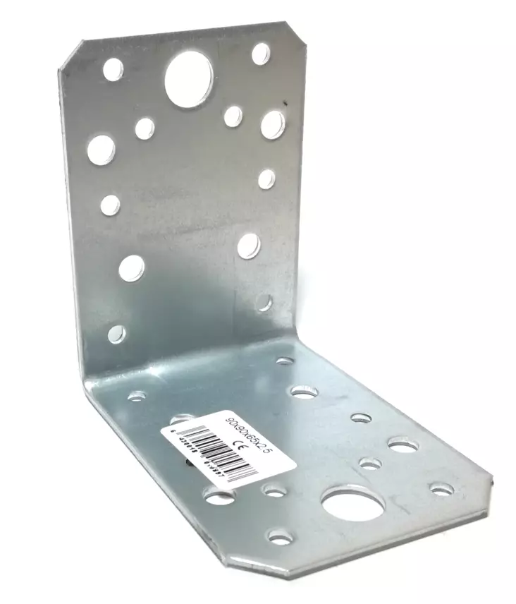 KULMALEVY 90x90x65x2.5 - Rakennuskulmalevyt - 90 - 1