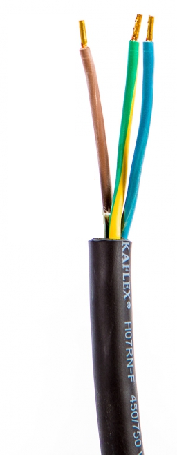 Kumikaapeli 3x2,5mm2 H07RN-F - Sähköjohdot ja kelat 220V - 405180 - 1