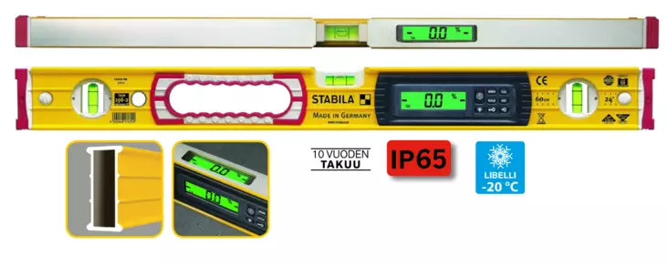 DIGITAALINEN VESIVAAKA 196-2 - Vatupassit ja alumiinilatat - SB17670 - 1