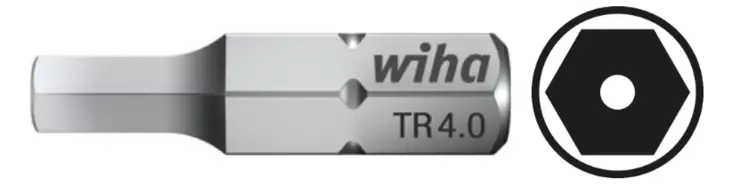 Wiha ruuvauskärki 6-kolo | turva - Bits-kärjet - 25560 - 1