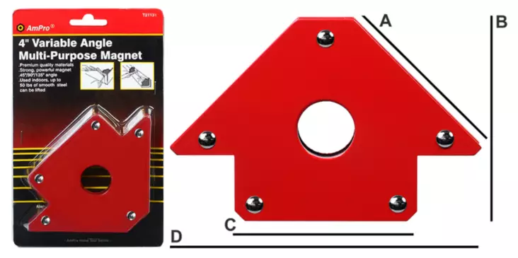AMPRO MAGNEETTIKULMA 100mm - Erikoistyökalut - T21131 - 1