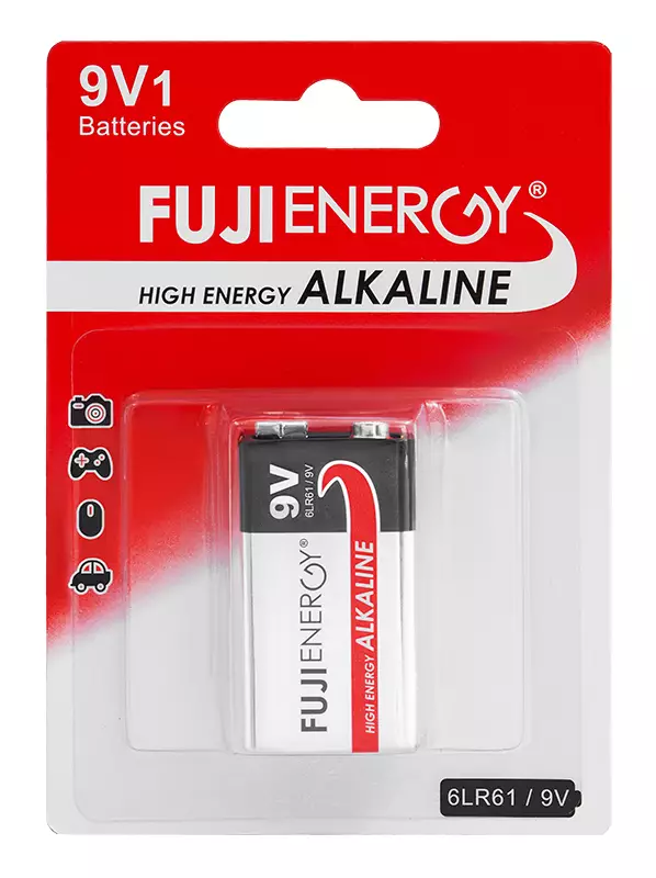 Fujienergy paristo 9V - Kertakäyttöparistot - FE6LR61 - 1