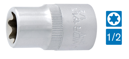 1/2=E2=80=9D E-TORX HYLSY 191/1 - 1/2" hylsysarjat- ja osat - 607141 - 1