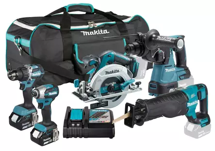 Makita akkukonesarja DLX5112GX2 LXT 18V - Makita akkutyökalut - DLX5112GX2 - 1