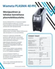 Wameta plasmaleikkuri P40 45A - Hitsauskoneet, polttimet ja tarvikkeet - WA65272 - 2