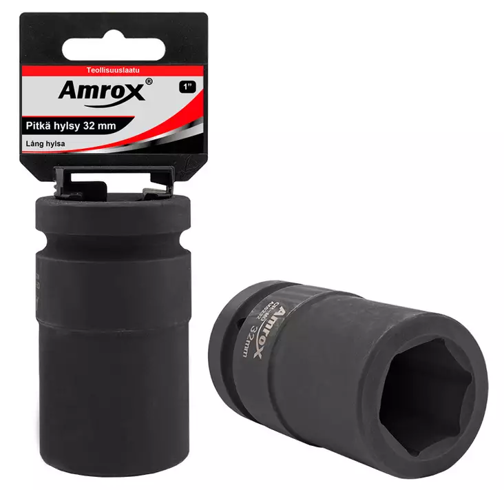 Amrox pitkä voimahylsy 1" - 1" voimahylsysarjat- ja osat - AX5222 - 1