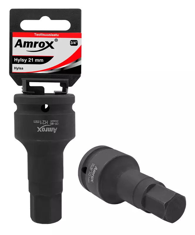 Amrox voima kuusiokolohylsy 3/4" - 3/4" voimahylsysarjat- ja osat - AX4622 - 1