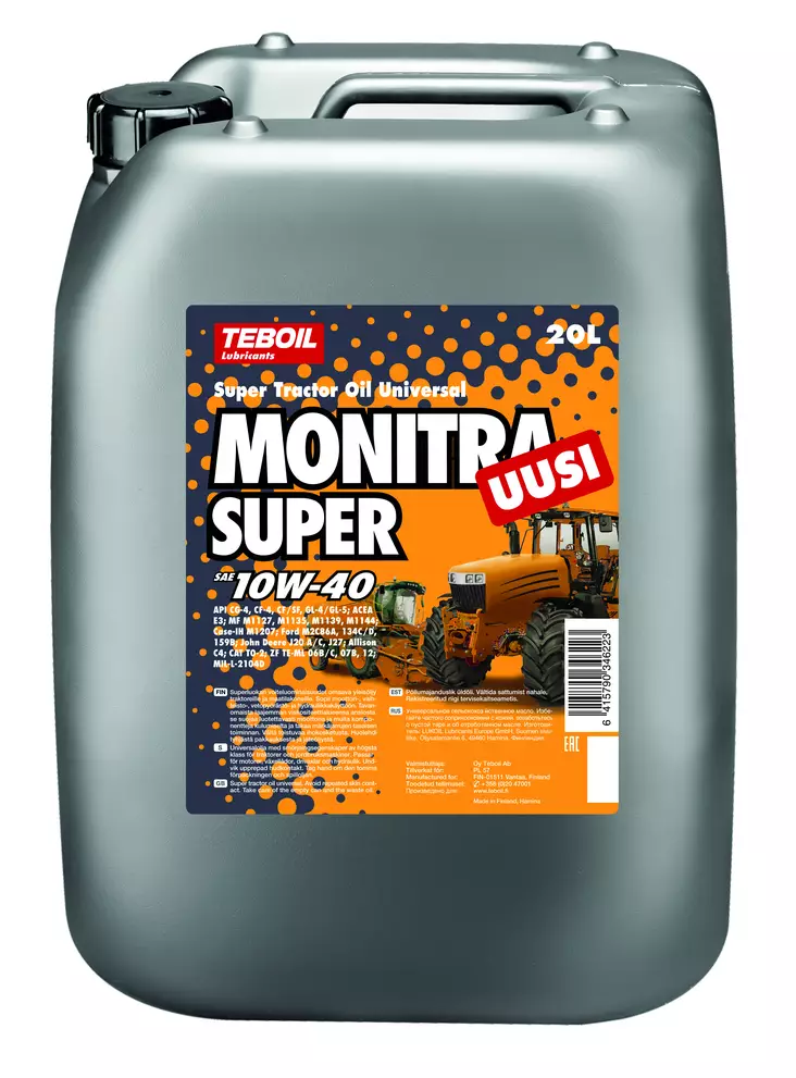 Teboil Monitra Super SAE - Hydrauliikkaöljyt - 034622 - 1