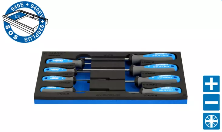 RUUVITALTTASARJA 964/9 8-OS - Työkalusarjat - 621062 - 1