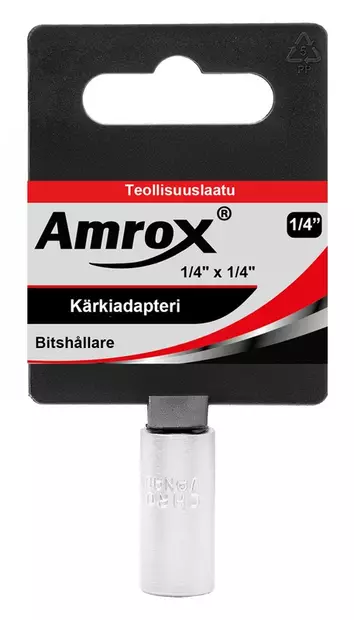 Amrox kärkiadapteri 1/4" - 1/4" - 1/4" hylsysarjat- ja osat - TX12003 - 1