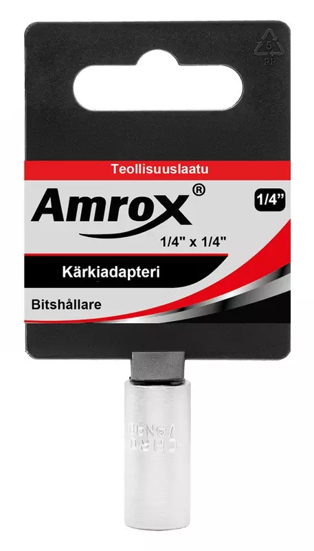 Amrox kärkiadapteri 1/4" - 1/4" - 1/4" hylsysarjat- ja osat - TX12003 - 1