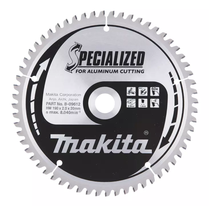Makita sirkkelinterä 190mm Z-60 - Sähkötyökalujen tarvikkeet - B-33283 - 1
