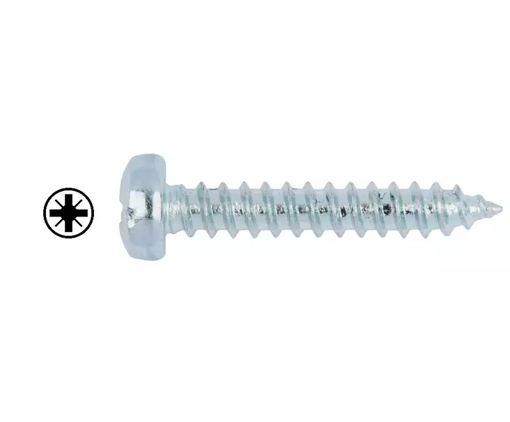 Peltiruuvi pallokanta din7981 - Peltiruuvit piikkipää - PRP2213 - 1