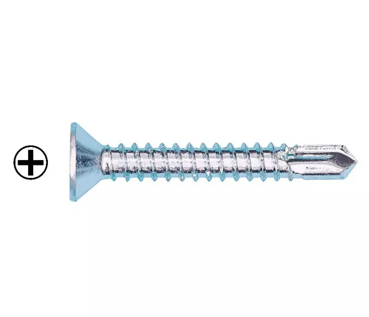 Poraruuvi uppokanta s=C3=A4hk=C3=B6sinkitty - Peltiruuvit porakärki - PRRU2913 - 1