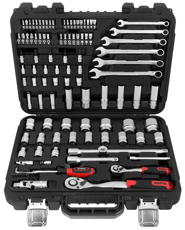 AMPRO  HYLSYAVAINSARJA 1/4 - 1/2 - Työkalusarjat - T46184 - 1