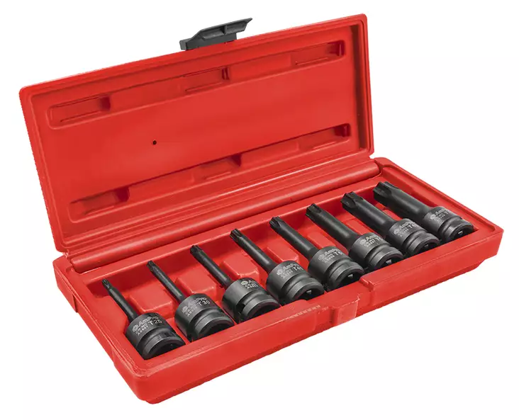 Ampro voima torx-kärkisarja 1/2" - 1/2" voimahylsysarjat- ja osat - A5664 - 1