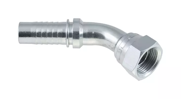 HYDRAULILETKULIITIN R sis=C3=A4kierre 45=C2=B0 - BSP-letkuliittimet - P014-04 - 1