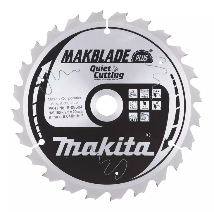 Makita sirkkelinterä 190mm Z-24 - Sähkötyökalujen tarvikkeet - B-08604 - 1