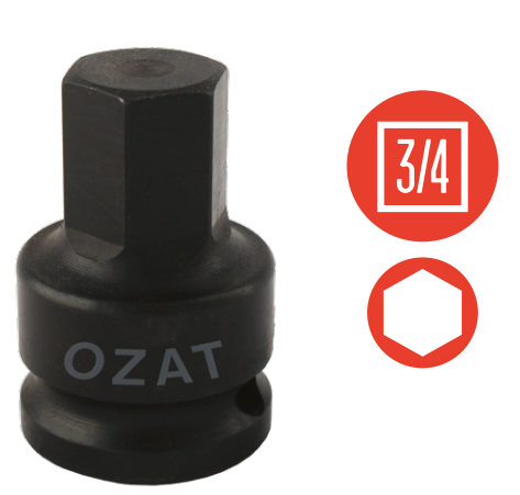 KUUSIOKOLOVOIMAHYLSYT, 3/4=E2=80=9D V=C3=84=C3=84NTI=C3=96 - 3/4" voimahylsysarjat- ja osat - 12114 - 1