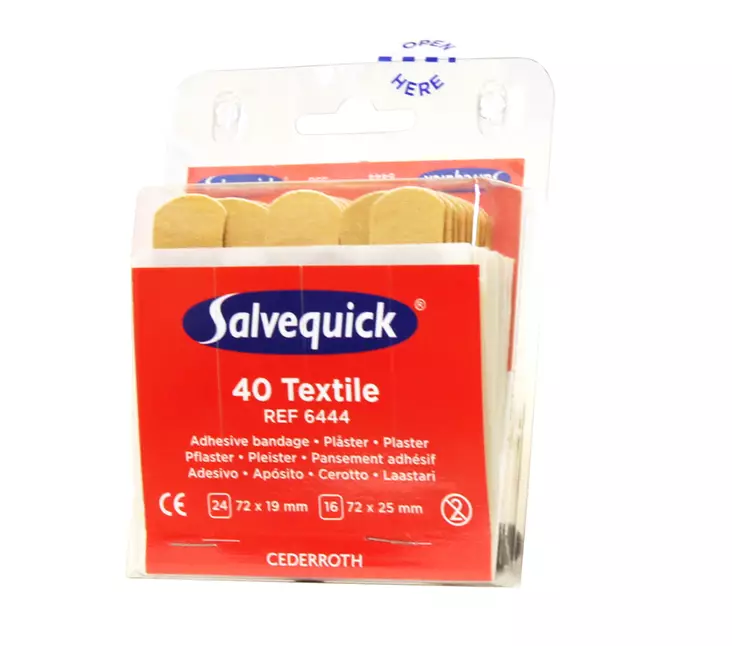 Salvequick kangaslaastari - Laastarit ja ensiapusiteet - 6444 - 1