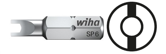 Wiha ruuvauskärki turva / piikki - Bits-kärjet - 27064 - 1