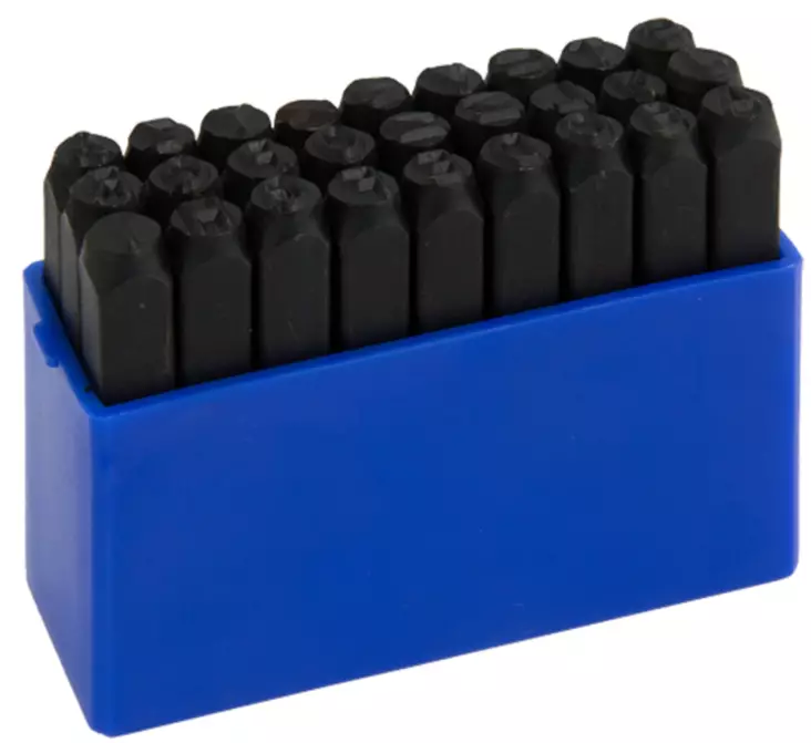 AMPRO KIRJAINSTANSSISARJA 27-os - Reikä -ja kirjainmeistit - T73475 - 1