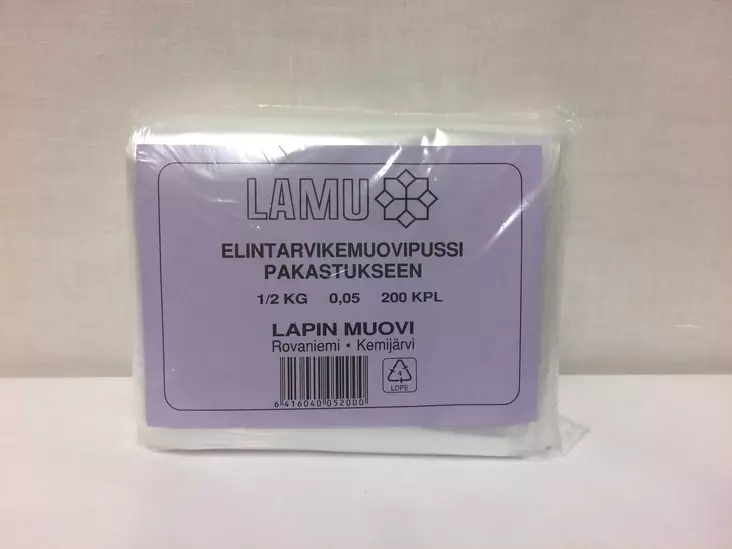 Elintarvikepussi 0,5kg - Jätesäkit ja pussit - K52005 - 1