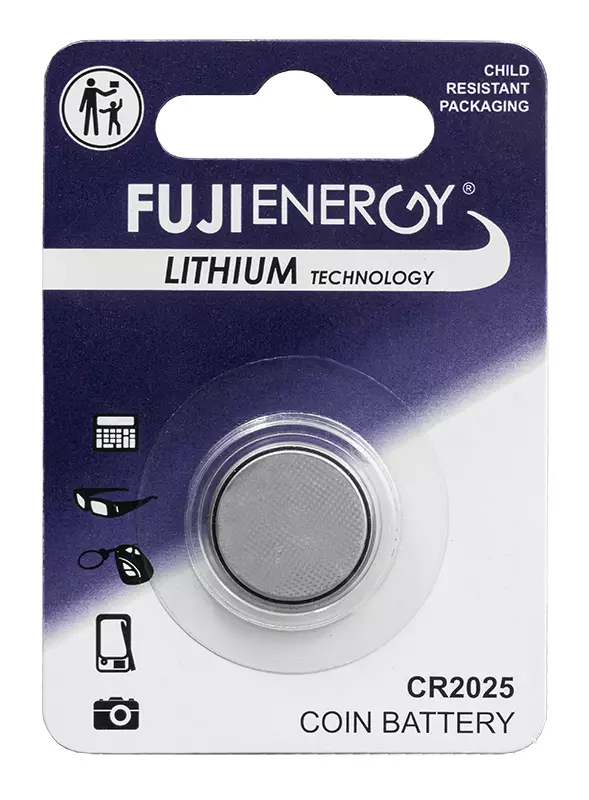 Fujienergy nappiparisto 3V CR2025 - Kertakäyttöparistot - FECR2025 - 1