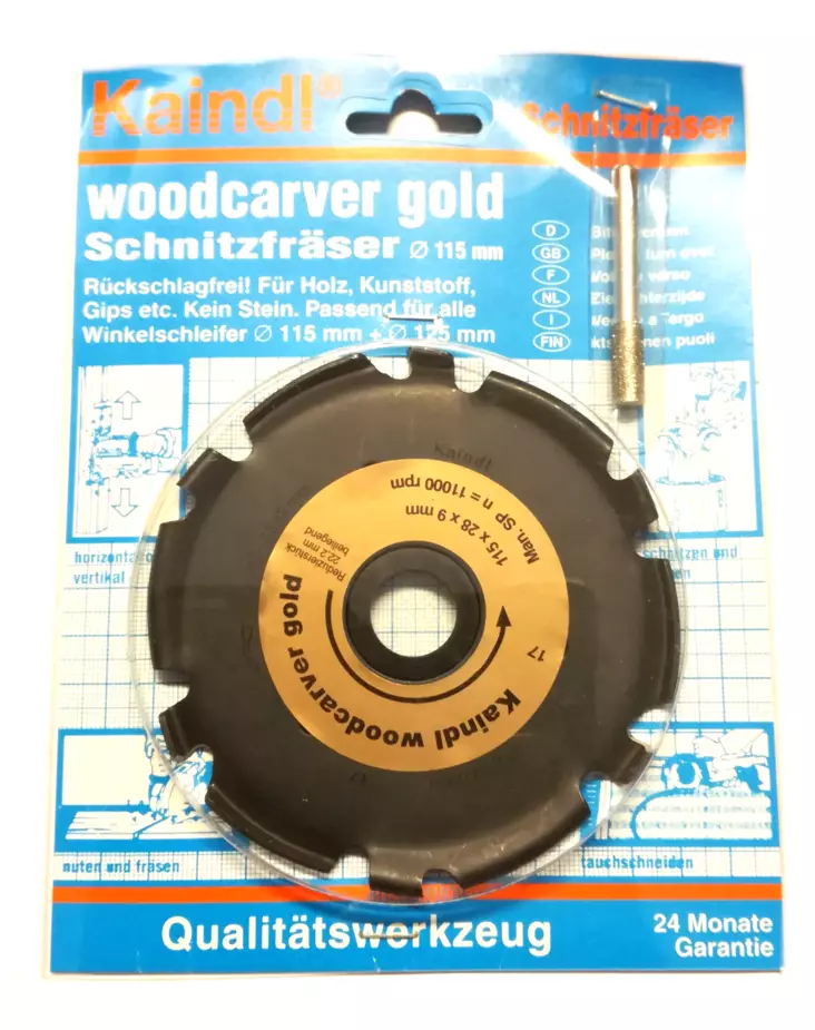 KAINDL PUUNKAIVERRUSLAIKKA 115mm - Katkaisu -ja hiomalaikat - KAP115 - 1