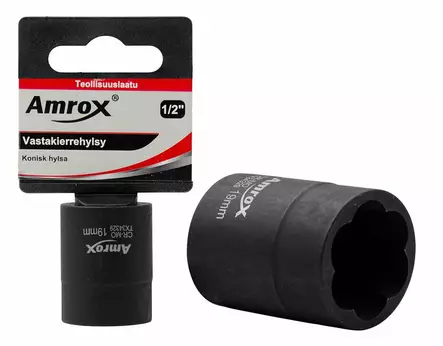 Amrox vastakierrehylsy 1/2" - 1/2" hylsysarjat- ja osat - TX34316 - 1