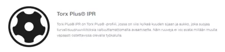 Wiha ruuvauskärki Torx IPR | turva - Bits-kärjet - 26346 - 2