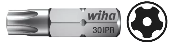 Wiha ruuvauskärki Torx IPR | turva - Bits-kärjet - 26346 - 1