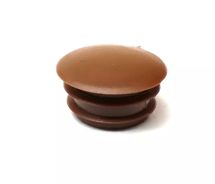 PEITETULPPA tummanruskea 15-16mm - Peitetulpat ja karmitulpat - 061025 - 1