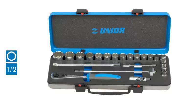 1/2=E2=80=9D HYLSYSARJA 190BI 23-OS, 12-K - 1/2" hylsysarjat- ja osat - 615327 - 1