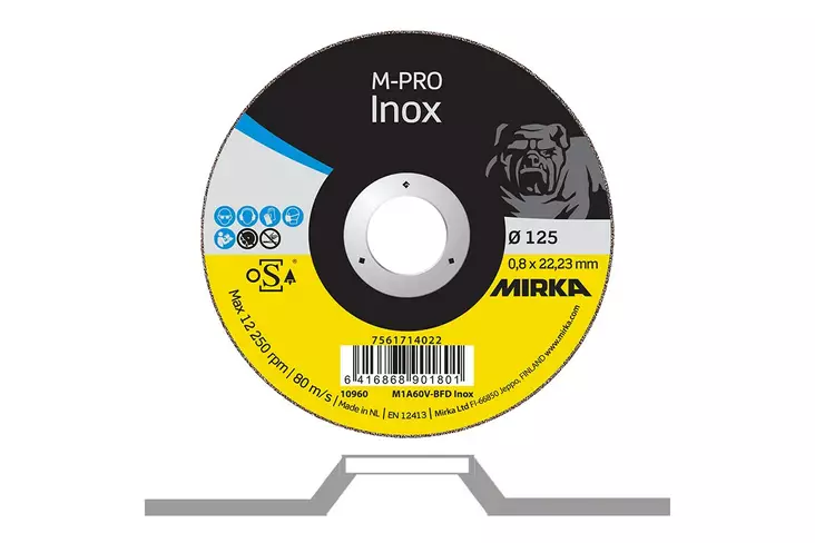 MIRKA M-PRO KATKAISULAIKKA 125 x 1,6 - Katkaisu -ja hiomalaikat - 75820125016 - 2