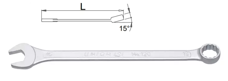 Unior kiintoavain pitk=C3=A4 - Milliset kiintolenkit -ja sarjat - 605838 - 3