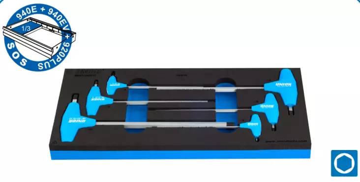 T-KAHVAPALLOP=C3=84=C3=84AVAINSARJA 964/13A 6-OS. - Työkalusarjat - 621068 - 1