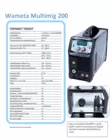 Wameta multimig 200 hitsauskone - Hitsauskoneet, polttimet ja tarvikkeet - WA65319 - 3