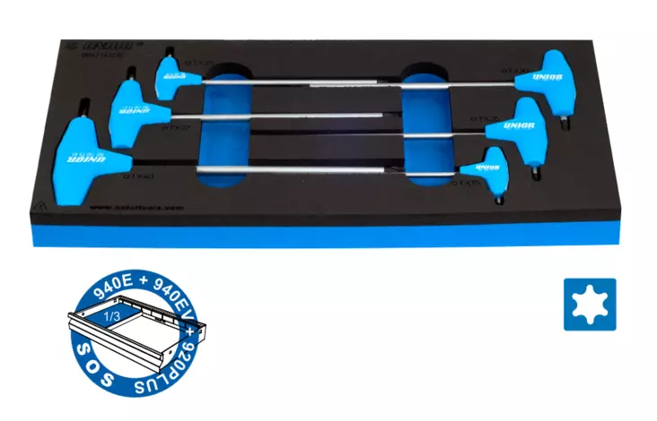 T-KAHVAPALLOP=C3=84=C3=84AVAINSARJA 964/14 6-OS - Työkalusarjat - 621069 - 1