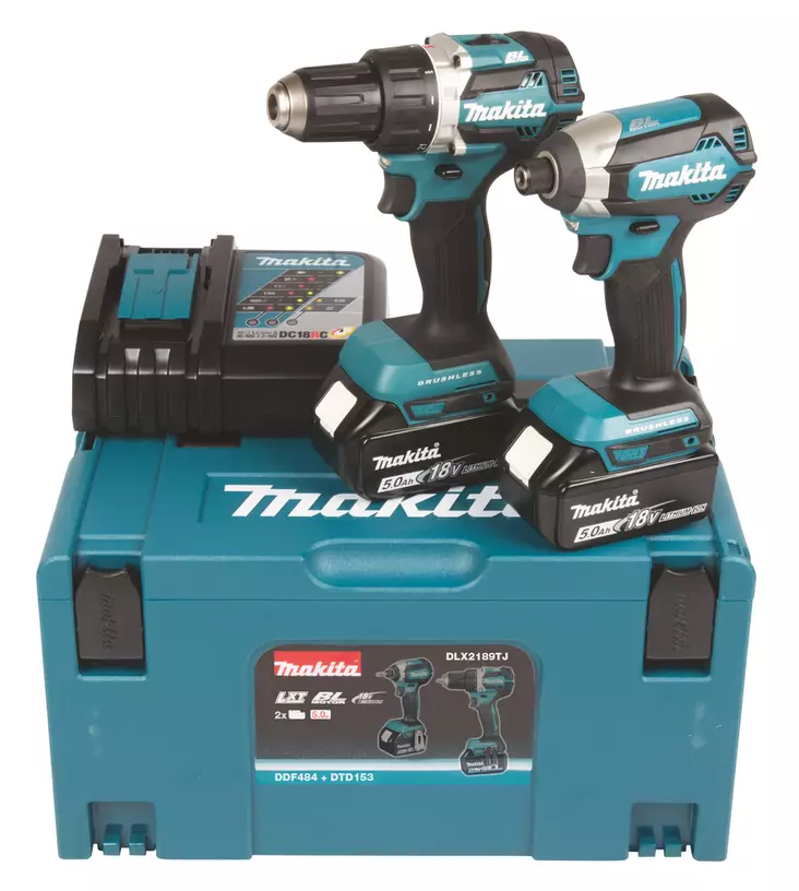 Makita akkukonesarja DLX2189TJ LXT 18V - Makita akkutyökalut - DLX2189TJ - 1