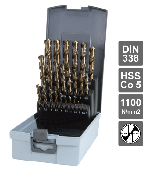 KIERUKKAPORASARJA DIN338 HSS Co5-KOBOLTTI - Metalliporanterät - 215215RO - 1