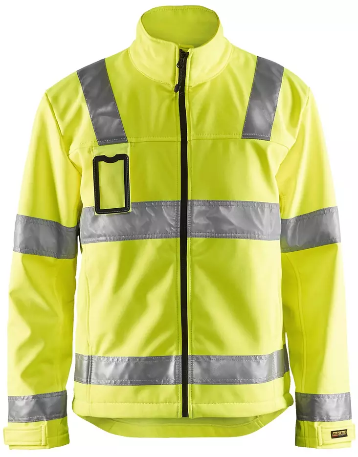 Bl=C3=A5kl=C3=A4der softshell takki 4838 keltainen edest=C3=A4 - OUTLET vaatteet - 4838-2517-3300-S - 1